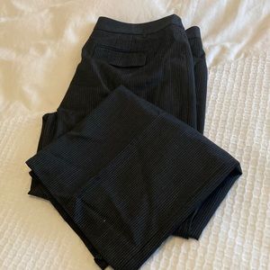 Ann Taylor size 16 black pinstripe NWT pants